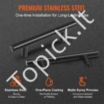 30 vnt. baldų rankenėlių rinkinys – 127 × 12 × 32 mm - Image 3