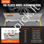 Rato suvedimo matavimo sistema – Spurų plokštės su matavimo juosta ir konvertavimo lentele - Image 2