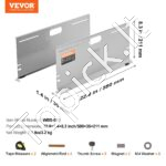 Rato suvedimo matavimo sistema – Spurų plokštės su matavimo juosta ir konvertavimo lentele - Image 7