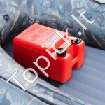 Raudonas jūrinis degalų bakas 24 L – Nešiojama kuro talpykla su žarna išoriniams valčių varikliams - Image 7
