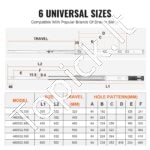 24 vnt. stalčiaus bėgeliai – 603 mm, soft-close, iki 45,4 kg, pilno ištraukimo (12 porų) - Image 4