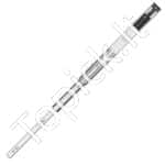 18 vnt. stalčiaus bėgeliai – 453 mm, soft-close, iki 45,4 kg, pilno ištraukimo (9 poros) - Image 8