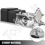 Elektrinis bulvių ir daržovių pjaustytuvas – 40 W, su 4 keičiamomis nerūdijančio plieno geležtėmis - Image 2