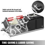 Elektrinis bulvių ir daržovių pjaustytuvas – 40 W, su 4 keičiamomis nerūdijančio plieno geležtėmis - Image 3