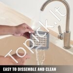 Elektrinis bulvių ir daržovių pjaustytuvas – 40 W, su 4 keičiamomis nerūdijančio plieno geležtėmis - Image 6