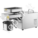 Elektrinė Nerūdijančio Plieno Aliejaus Spaudimo Mašina – 700 W, Su Pastovia 140 °C Temperatūra, Tinka Riešutams, Sėkloms, Arbatmedžiams - Image 8