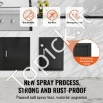 Lauko virtuvės durys 415 x 570 mm | Tinka grilio saloms, lauko spintelėms ir BBQ zonoms - Image 2