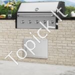 Lauko virtuvės durys 610 x 432 mm | Tinka grilio saloms, lauko spintelėms ir BBQ zonoms - Image 7