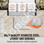 Lauko virtuvės durys 610 x 432 mm | Tinka grilio saloms, lauko spintelėms ir BBQ zonoms - Image 2