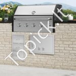 Lauko virtuvės durys 610 x 432 mm | Tinka grilio saloms, lauko spintelėms ir BBQ zonoms - Image 7