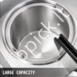 Dviguba padažų dozavimo stotelė – 2 × 2,5 l talpos pompų sistema, nerūdijančio plieno korpusas, šilumą palaikanti konstrukcija - Image 4