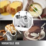 Dviguba padažų dozavimo stotelė – 2 × 2,5 l talpos pompų sistema, nerūdijančio plieno korpusas, šilumą palaikanti konstrukcija - Image 7