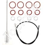 Dviguba padažų dozavimo stotelė – 2 × 2,5 l talpos pompų sistema, nerūdijančio plieno korpusas, šilumą palaikanti konstrukcija - Image 9