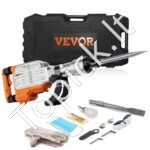 3500W elektrinis griovimo plaktukas su 60J smūgio jėga ir 2 kaltų rinkiniu – ekstremaliai galingas įrankis betono ardymui - Image 2