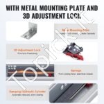 6 vnt. stalčiaus bėgeliai – 467 mm, soft-close, iki 45,4 kg, pilno ištraukimo (3 poros) - Image 2