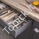 6 vnt. stalčiaus bėgeliai – 467 mm, soft-close, iki 45,4 kg, pilno ištraukimo (3 poros) - Image 7