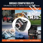 Dvigubos baterijos atskyrimo relė su LCD ekranu | 12V 140A | Automatinis + rankinis režimas - Image 5