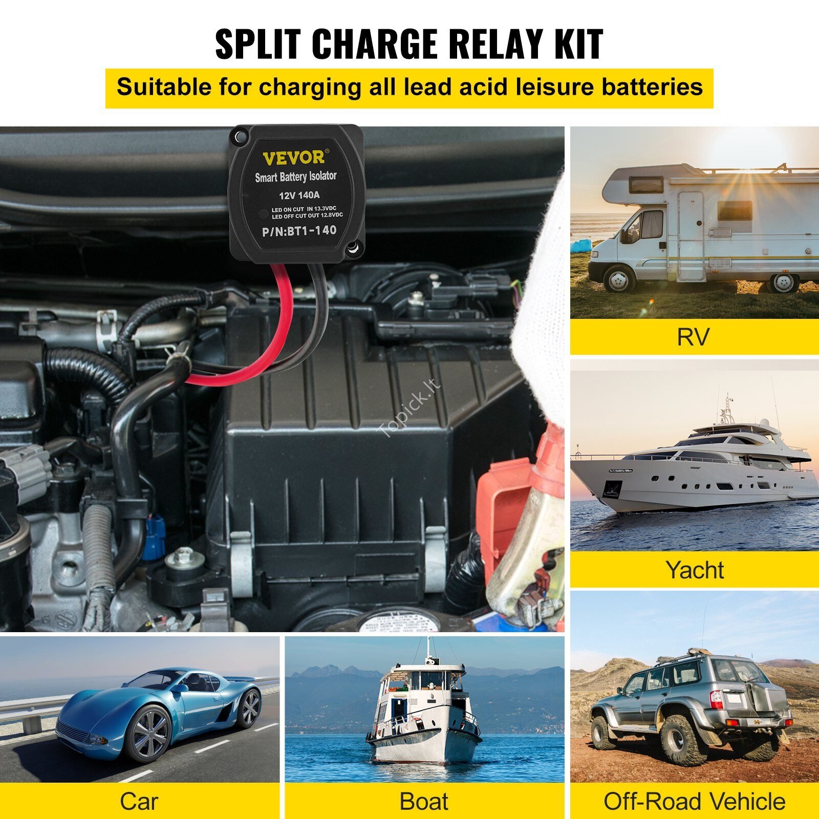 de_FDCDJDQTJMMYY0ZI9V0_original_img-v11_split-charge-kit-f1 Dvigubos baterijos atskyrimo relė | 12V įkrovimo rinkinys | 140A įtampos valdymas - Image 2