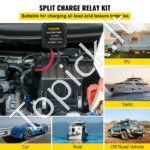 12V Dvigubos baterijos įtampos relė | 140 A įtampos jautrus jungiklis - Image 2