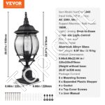 2 vnt. lauko stulpinių šviestuvų komplektas – 53 cm aukščio – E27 lizdas – elegantiškas apšvietimas sodui ir takeliams - Image 6