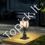 2 vnt. lauko stulpinių šviestuvų komplektas – 53 cm aukščio – E27 lizdas – elegantiškas apšvietimas sodui ir takeliams - Image 7