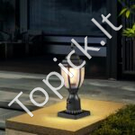 2 vnt. lauko stulpinių šviestuvų komplektas – 39 cm aukščio – E27 lizdas – modernus pasirinkimas kiemui ir sodui - Image 7