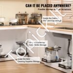 2 vnt. 2 Lygių Ištraukiamų Spintelės Organizatorių Rinkinys – 27 x 36 x 28 cm, Kompaktiškas Laikymo Sprendimas - Image 2