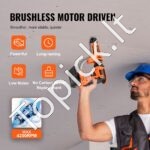 20V Max Akumuliatorinis Suktukas su Automatinio Tiekiamojo Mechanizmu – 4200 aps./min, 2 Akumuliatoriai, Įkroviklis, Diržo Sagtis ir Įrankių Krepšys - Image 7