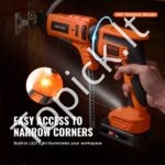 20V Max Akumuliatorinis Suktukas su Automatinio Tiekiamojo Mechanizmu – 4200 aps./min, 2 Akumuliatoriai, Įkroviklis, Diržo Sagtis ir Įrankių Krepšys - Image 4
