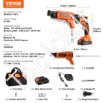 20V Max Akumuliatorinis Suktukas su Automatinio Tiekiamojo Mechanizmu – 4200 aps./min, 2 Akumuliatoriai, Įkroviklis, Diržo Sagtis ir Įrankių Krepšys - Image 3