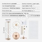2 vnt. Aukšti Metaliniai Augalų Stovai – 90 cm, Aukso Spalvos, Moderniam Interjerui ir Dekorui - Image 6