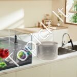 Akvariumo siurblys su 10 m PVC žarna – žvyro ir smėlio valymo sistema, 3 žalvariniai adapteriai - Image 7