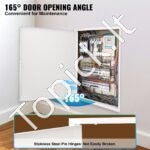 Revizinis liukas gipso kartonui 613x613 mm | Prieigos dangtis luboms ir sienoms | Cinkuoto plieno konstrukcija - Image 3