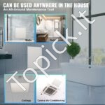 Revizinis liukas gipso kartonui 613x613 mm | Prieigos dangtis luboms ir sienoms | Cinkuoto plieno konstrukcija - Image 5