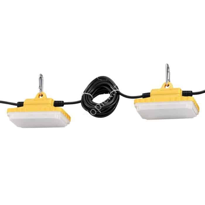 Statybinis LED prožektorius su stovu – 1,5–2,4 m aukštis – 7 500 lm apšvietimas - Image 9