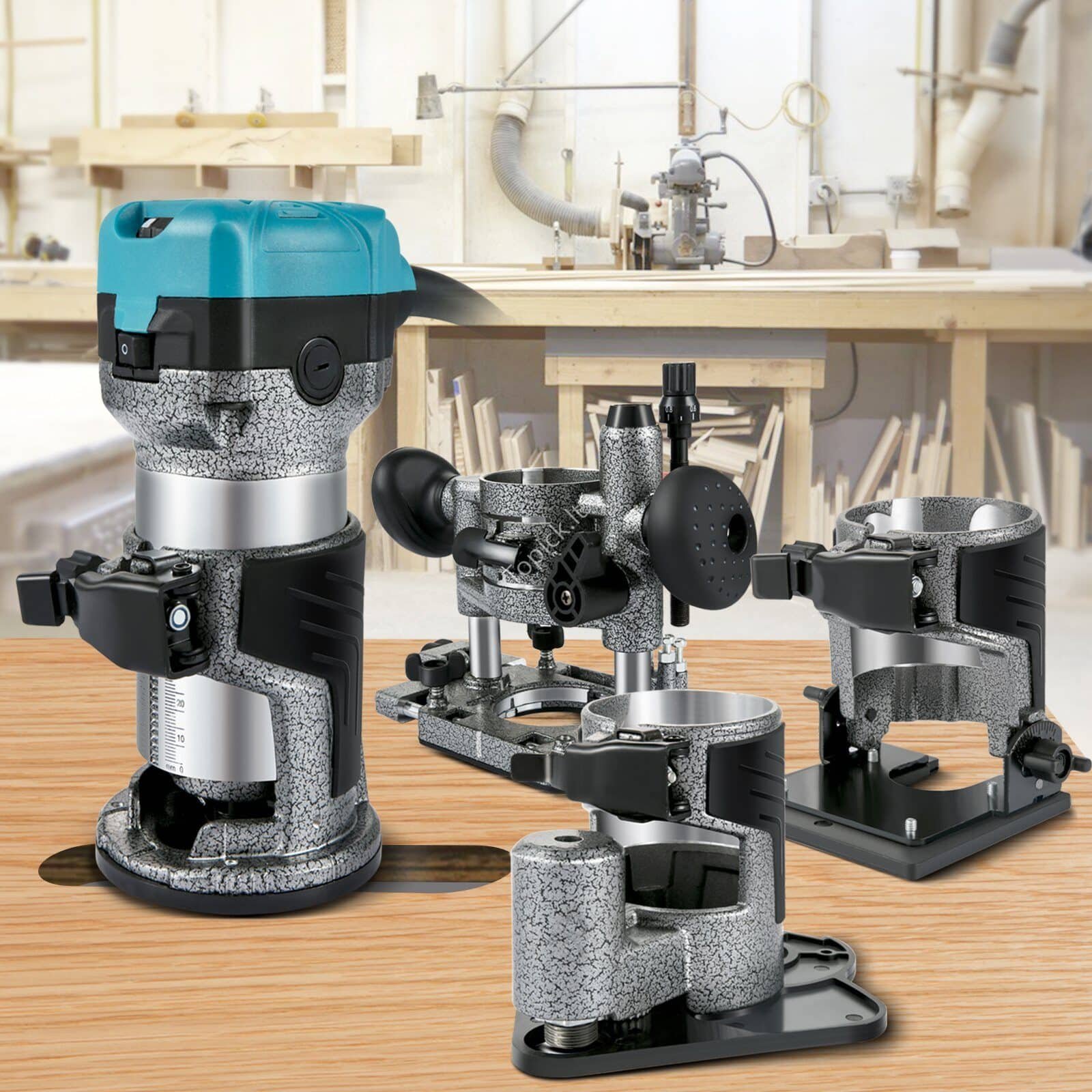 de_KCJJTDGZ4220VEIMKV2_original_img-v5_router-tool-m100-1.1 Vienarankė medienos frezavimo staklė – su 4 pagrindais: fiksuotu, nuolydžio, panardinamu - Image 6