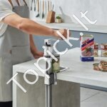 Reguliuojamas Profesionalus Rankinis Konservų Atidarytuvas – Su Tvirtinamu Pagrindu, Tinka Iki 40 cm Aukščio Dėžėms - Image 7