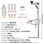 Rankinis Konservų Atidarytuvas su Staliniu Tvirtinimu – Aukščio Reguliavimas iki 30 cm, Tvirtas Sprendimas Profesionaliai Virtuvei - Image 6