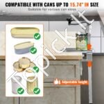 Reguliuojamas Rankinis Konservų Atidarytuvas su Tvirtinimu prie Stalo – Iki 40 cm - Image 2