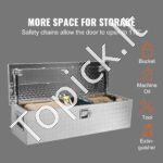 Aliumininis įrankių dėklas 99 x 33 x 25 cm – tvirtas ir universalus sprendimas jūsų transporto priemonei - Image 2