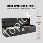 Aliumininis įrankių dėklas 122 x 38 x 38 cm – didelės talpos sprendimas jūsų pikapui - Image 2
