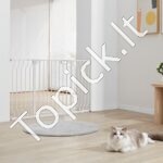 Reguliuojami apsauginiai varteliai vaikams ir augintiniams – be gręžimo, 75–135 cm pločio, 76 cm aukščio - Image 7