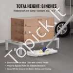 Aliumininis Grindinis Sandėliavimo Stovas – 91,4 x 50,8 x 20,3 cm, Iki 817 kg Apkrova, Kompaktiškas ir Itin Tvirtas - Image 2