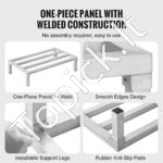 Aliumininis Grindinis Sandėliavimo Stovas – 91,4 x 50,8 x 20,3 cm, Iki 817 kg Apkrova, Kompaktiškas ir Itin Tvirtas - Image 3