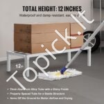 Aliumininis Grindinis Sandėliavimo Stovas – 121,9 x 50,8 x 30,4 cm, Iki 817 kg Apkrova, Tvirtas ir Kompaktiškas - Image 2