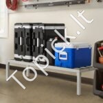 Aliumininis Grindinis Sandėliavimo Stovas – 121,9 x 50,8 x 30,4 cm, Iki 817 kg Apkrova, Tvirtas ir Kompaktiškas - Image 7