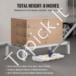 Aliumininis Grindinis Sandėliavimo Stovas – 91,4 x 50,8 x 20,3 cm, Iki 454 kg Apkrova, Tvirtas ir Kompaktiškas - Image 2