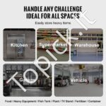 Aliumininis Grindinis Sandėliavimo Stovas – 121,9 x 50,8 x 30,4 cm, Iki 454 kg Apkrova, Tvirtas ir Praktiškas - Image 4