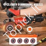 1200 W galios satininavimo ir šlifavimo mašina su 6 greičių reguliavimu – skirta metalui, medienai ir plastikui - Image 3