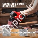 1200 W galios satininavimo ir šlifavimo mašina su 6 greičių reguliavimu – skirta metalui, medienai ir plastikui - Image 5